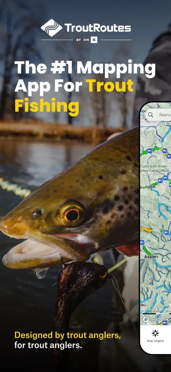 TroutRoutes: Fly Fishing App screenshot 1