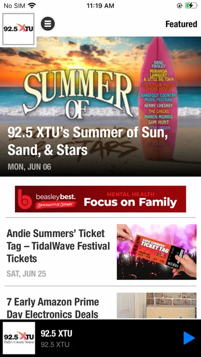 92.5 XTU screenshot 2