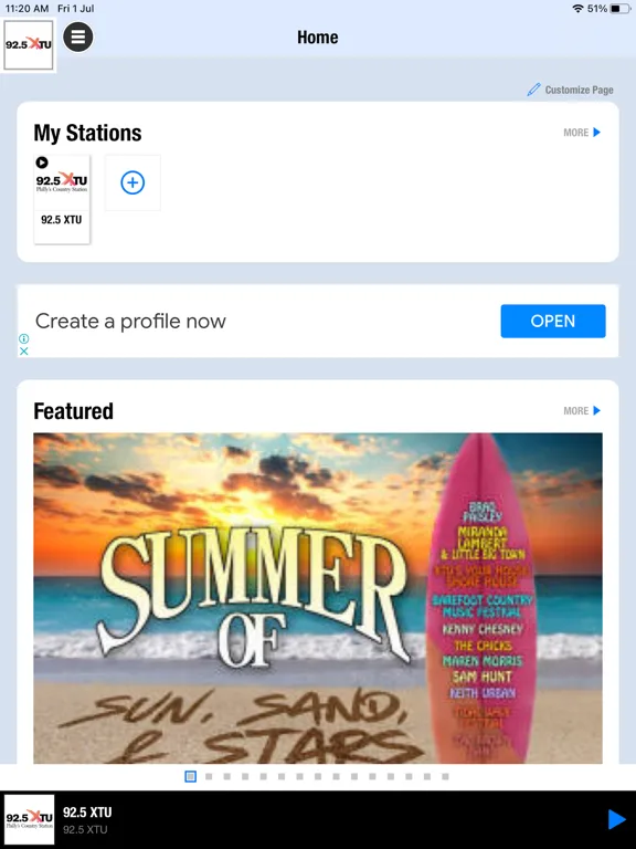 92.5 XTU screenshot 3