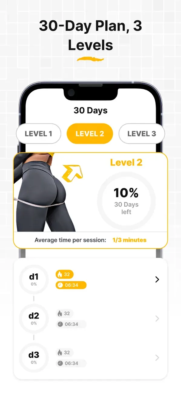30 Day Butt Challenge workout screenshot 3