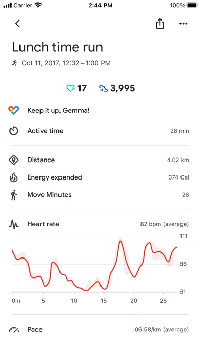 Google Fit: Activity Tracker screenshot 4