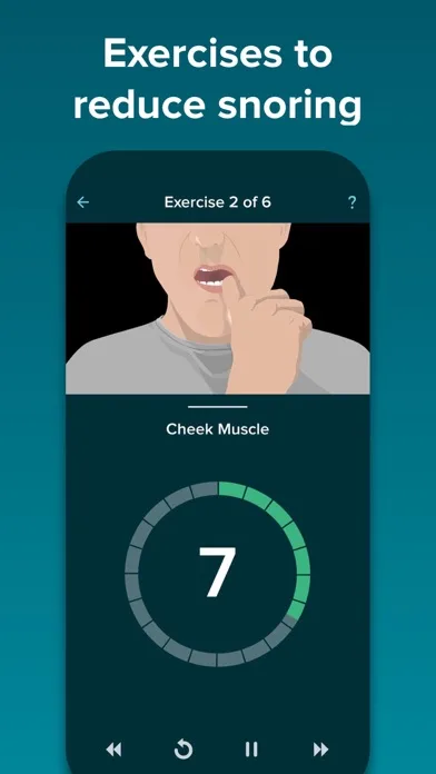 SnoreGym : Reduce Your Snoring screenshot 1