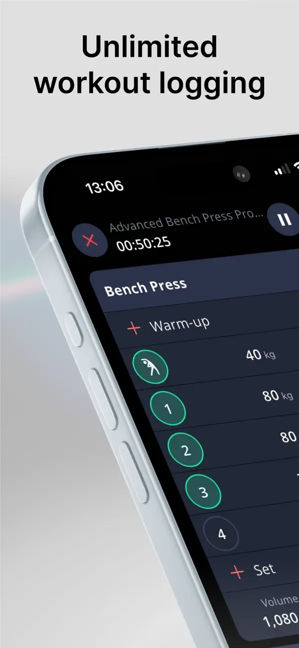 StrengthLog – Workout Tracker screenshot 1