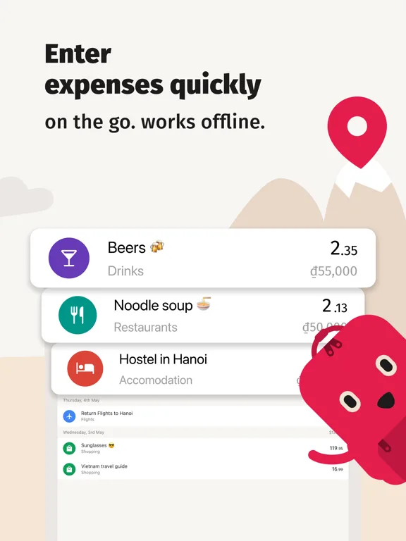 TravelSpend: Travel Budget App screenshot 2