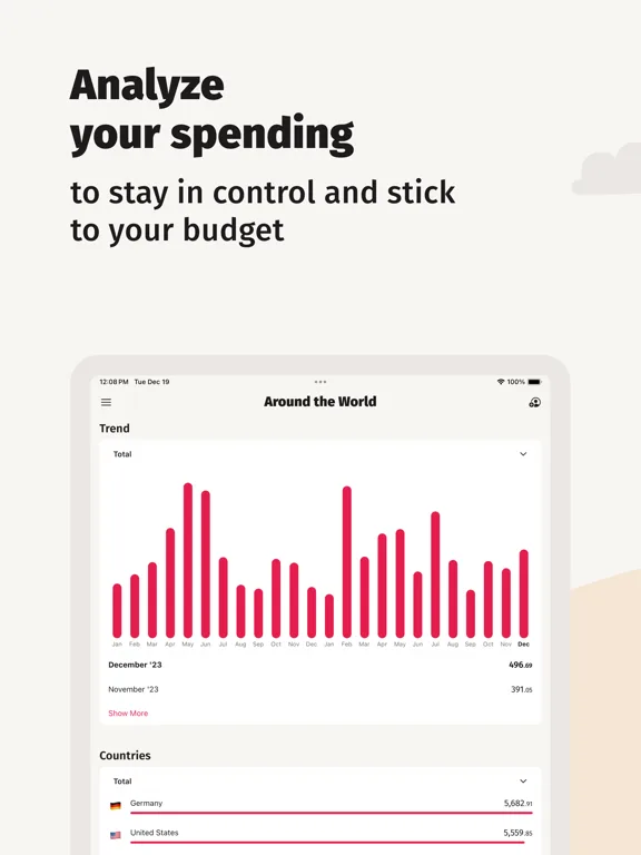 TravelSpend: Travel Budget App screenshot 3