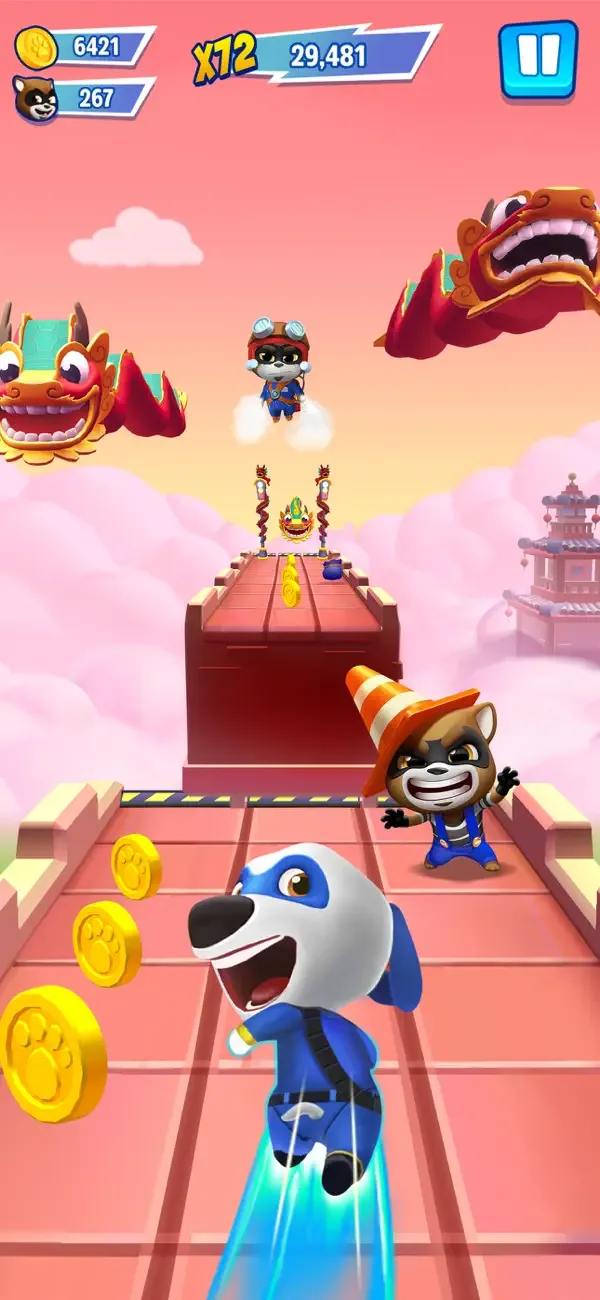 Talking Tom Hero Dash screenshot 5