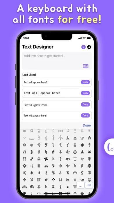 Text Designer - Font Keyboard screenshot 3