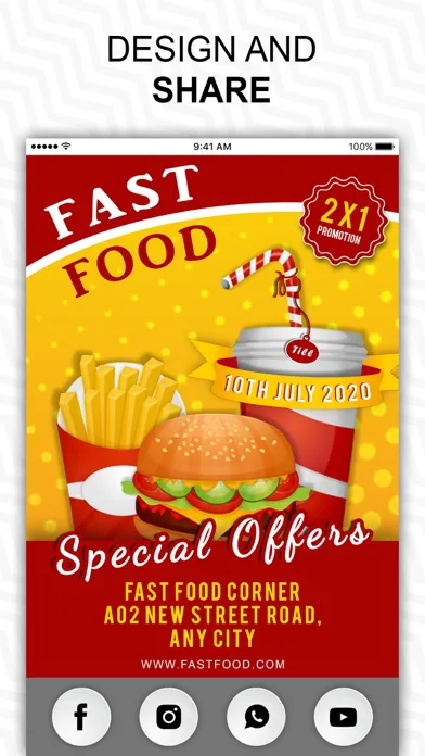 Fab Poster Maker Flyer Designs screenshot 5
