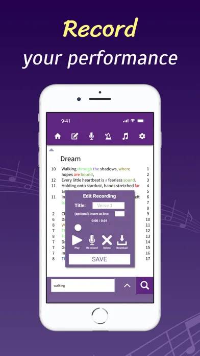 Lyric Notepad - Song Writing screenshot 4