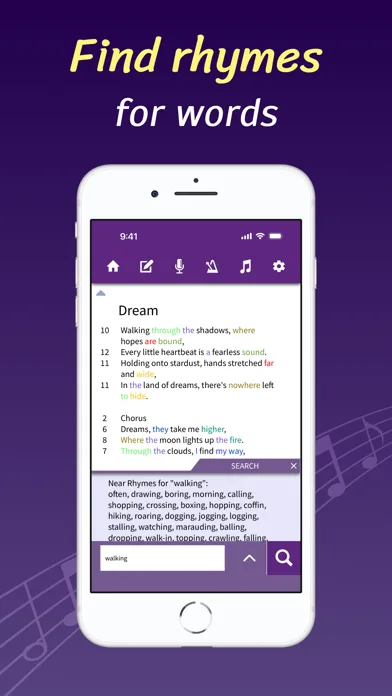 Lyric Notepad - Song Writing screenshot 5