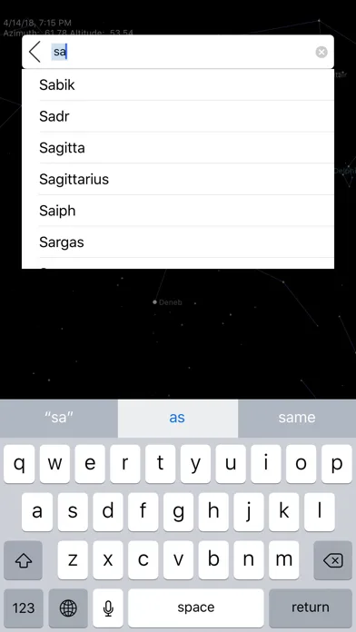 Constellation Map mobile screenshot 3
