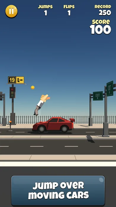 Backflipper: Flip city & space screenshot 1