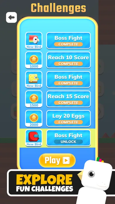Square Bird - Flappy Chicken screenshot 5