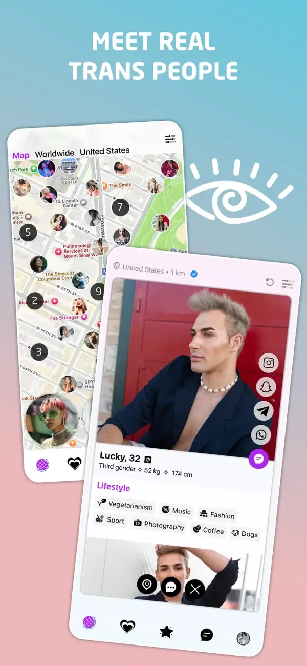TRANSLOVE - Trans Dating App screenshot 2