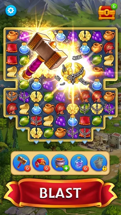 Jewels of Rome・Match-3 Gems screenshot 3