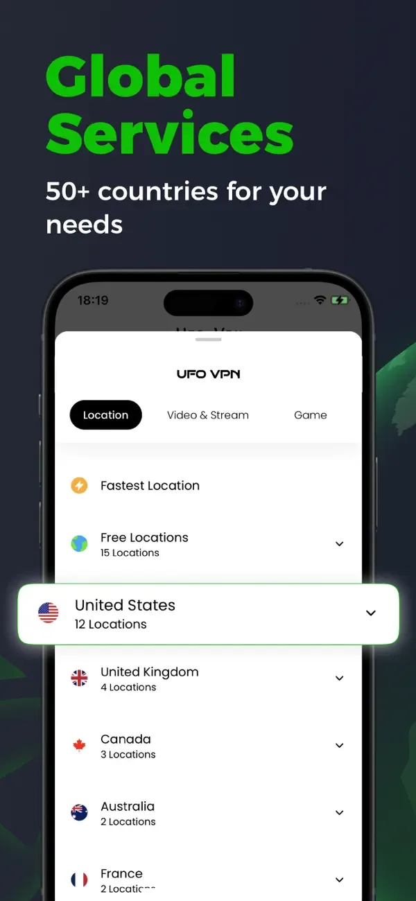 UFO VPN: Ultra Fast Secure VPN screenshot 2