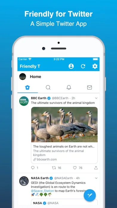 Friendly for Twitter screenshot 1