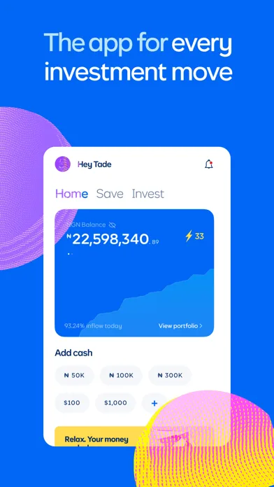 Cowrywise: Save & Invest Money screenshot 1