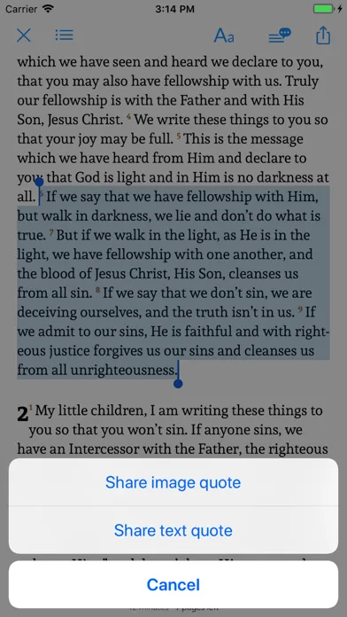 Bible Reader & Audio screenshot 3