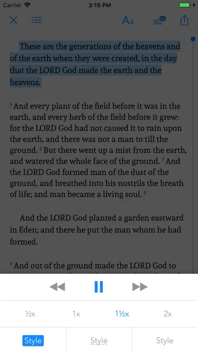Bible Reader & Audio screenshot 5