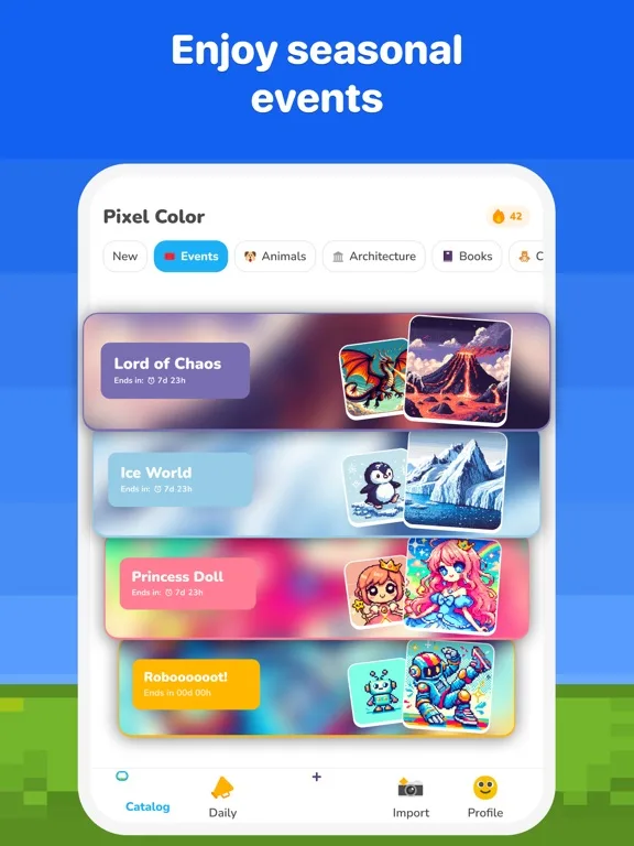 Pixel Color: Paint by Number screenshot 3