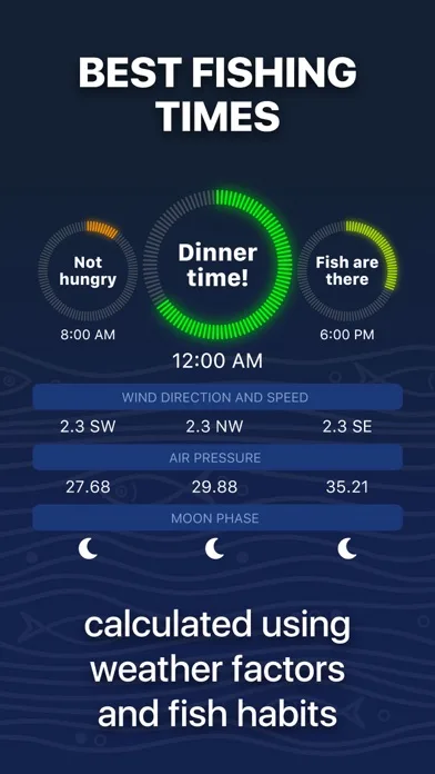 Fishing Forecast - TipTop App screenshot 1
