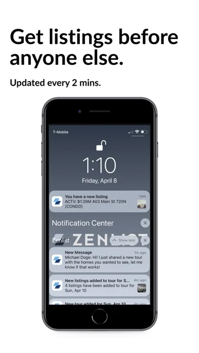 Zenlist Home Search screenshot 1