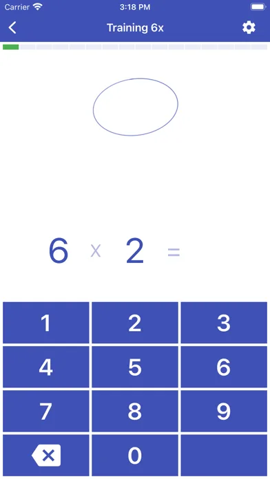 Multiplication Table. Trainer screenshot 1