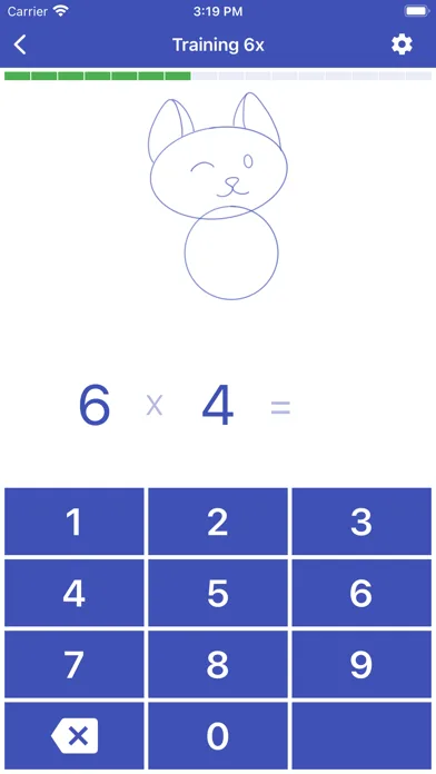 Multiplication Table. Trainer screenshot 2