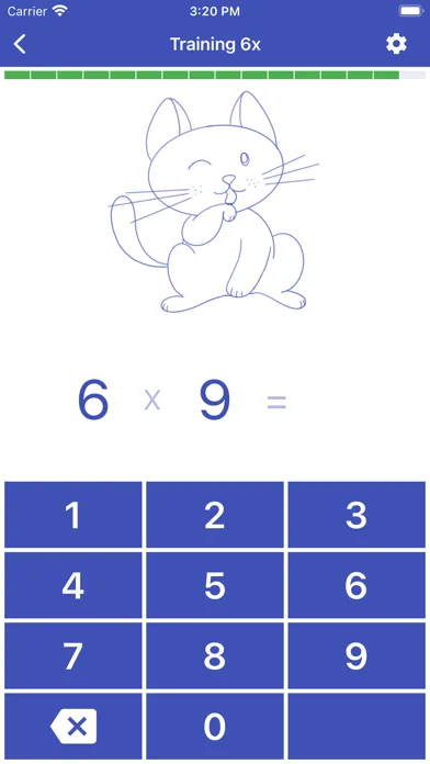 Multiplication Table. Trainer screenshot 3