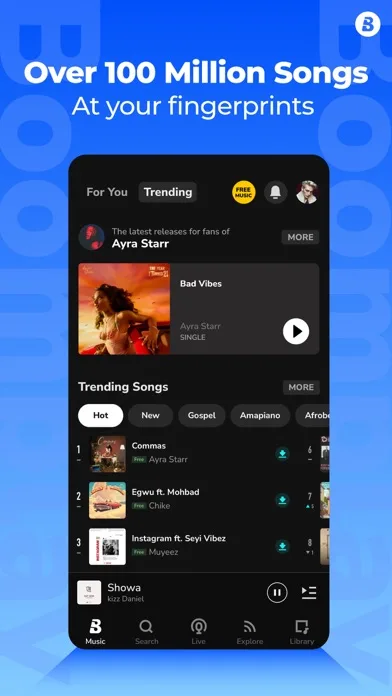 Boomplay: Music & Live Stream screenshot 1