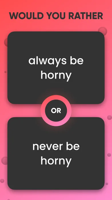 Would You Rather? Adult screenshot 1