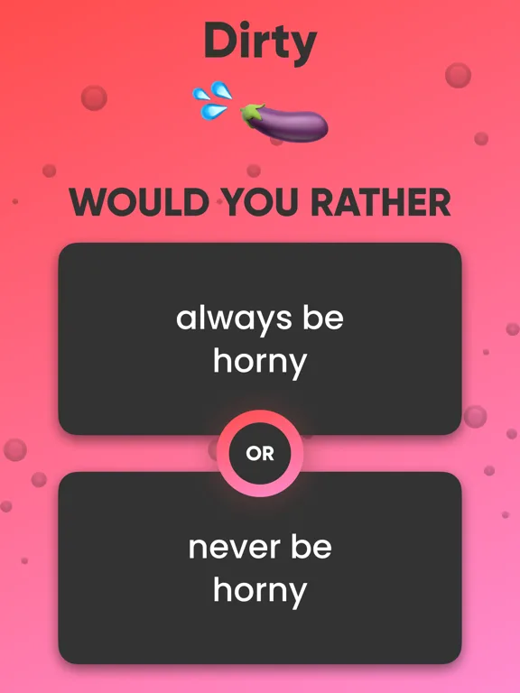 Would You Rather? Adult screenshot 4