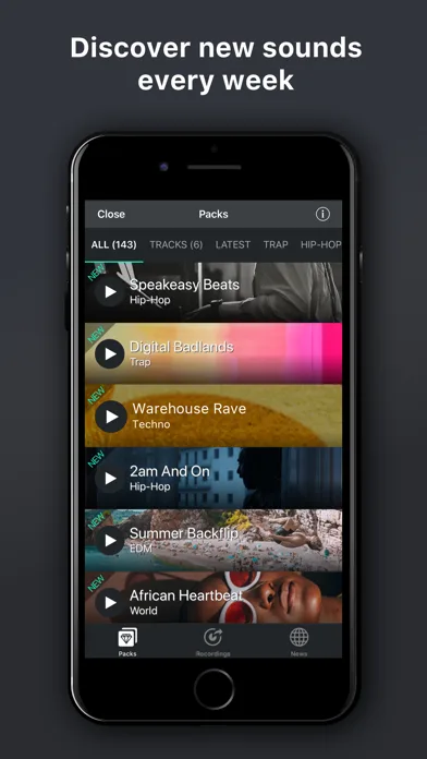Beat snap 2 -music maker remix screenshot 2