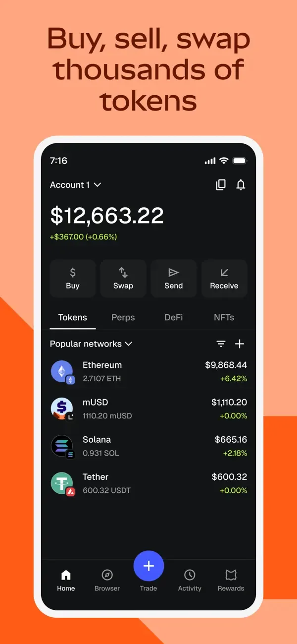 MetaMask: Trade Crypto screenshot 1