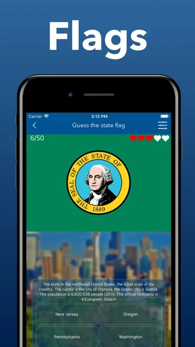 The US States and capitals App screenshot 4