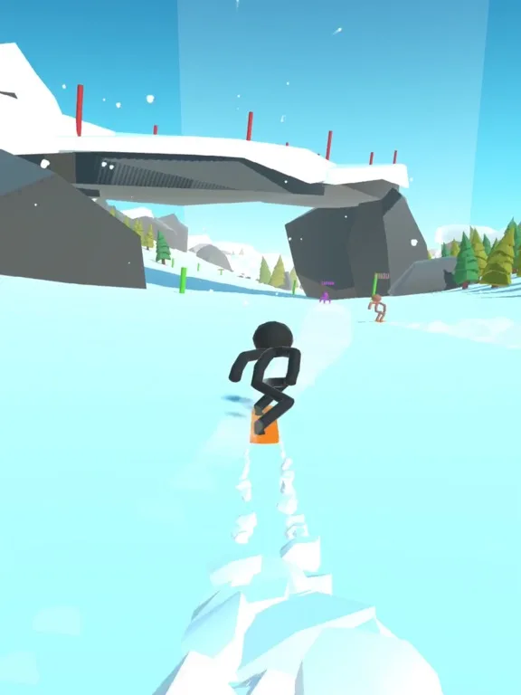 Stickman Snow Ride screenshot 5