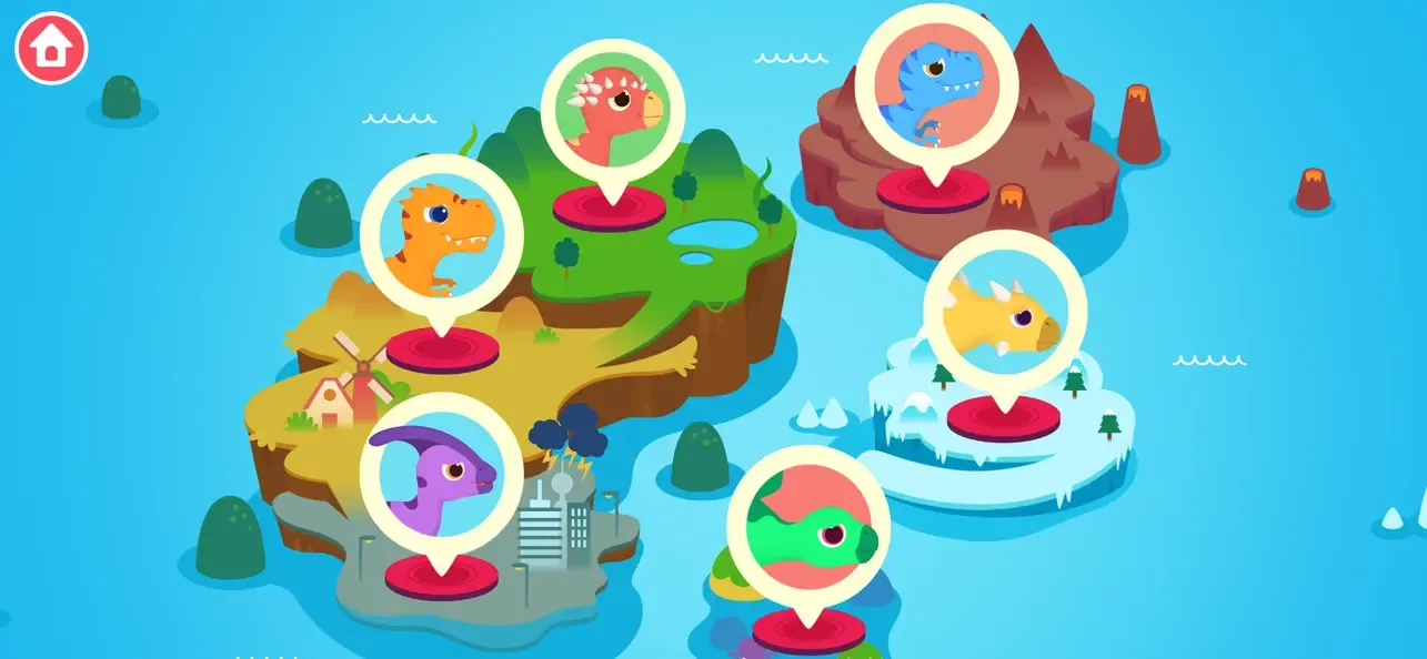 Dinosaur Helicopter Kids Games screenshot 2