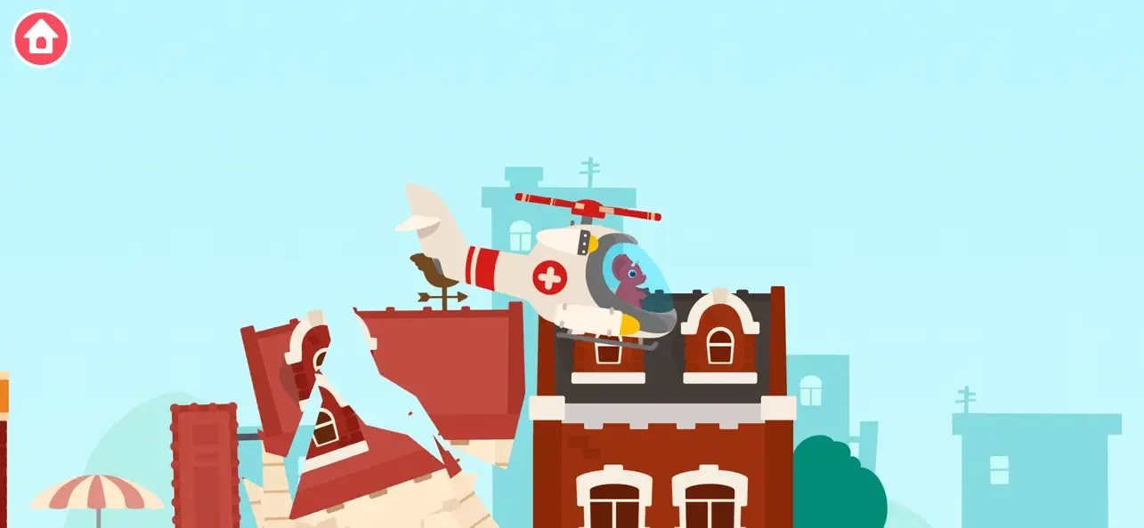Dinosaur Helicopter Kids Games screenshot 3
