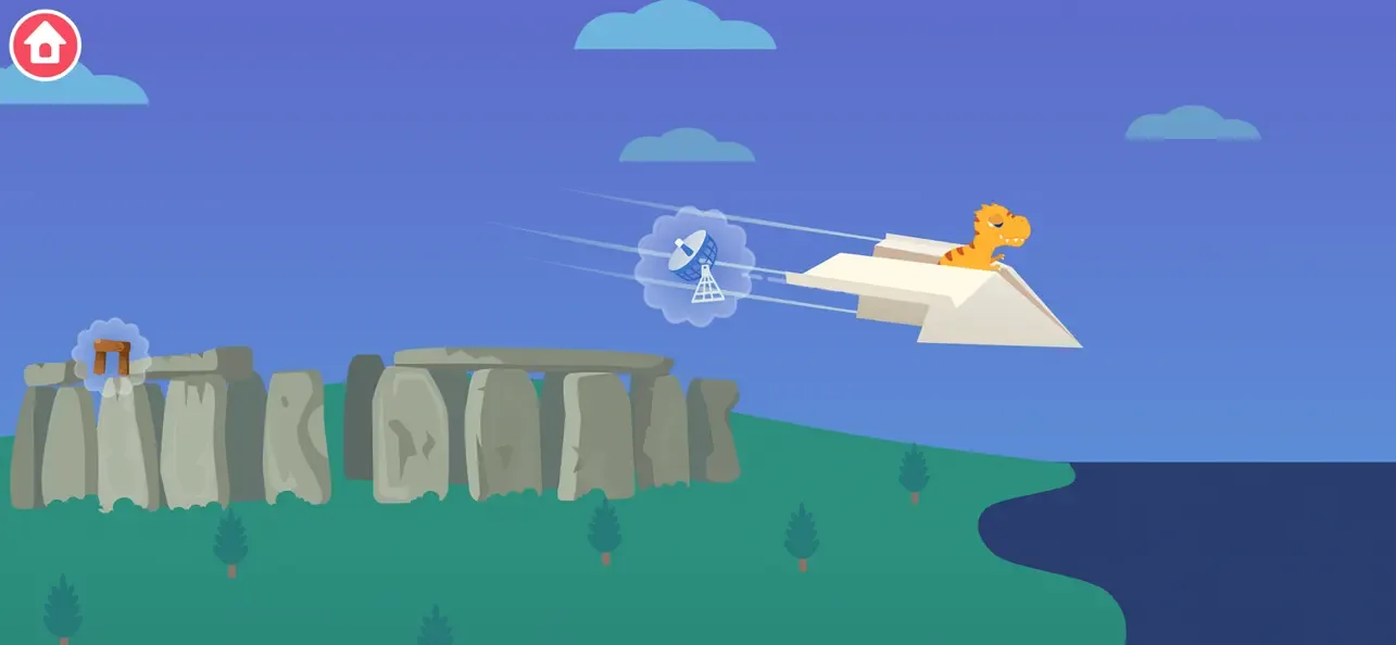 Dinosaur Plane Games for kids screenshot 2