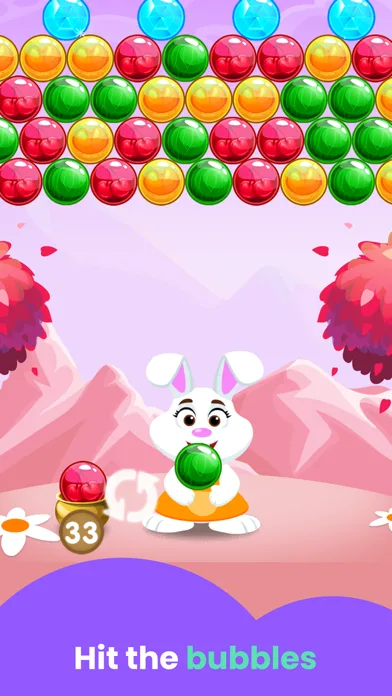Bubble Shooter Bunny Games screenshot 1