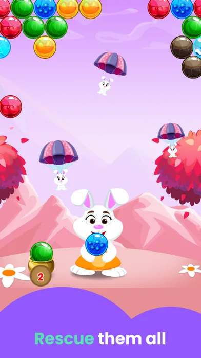 Bubble Shooter Bunny Games screenshot 5