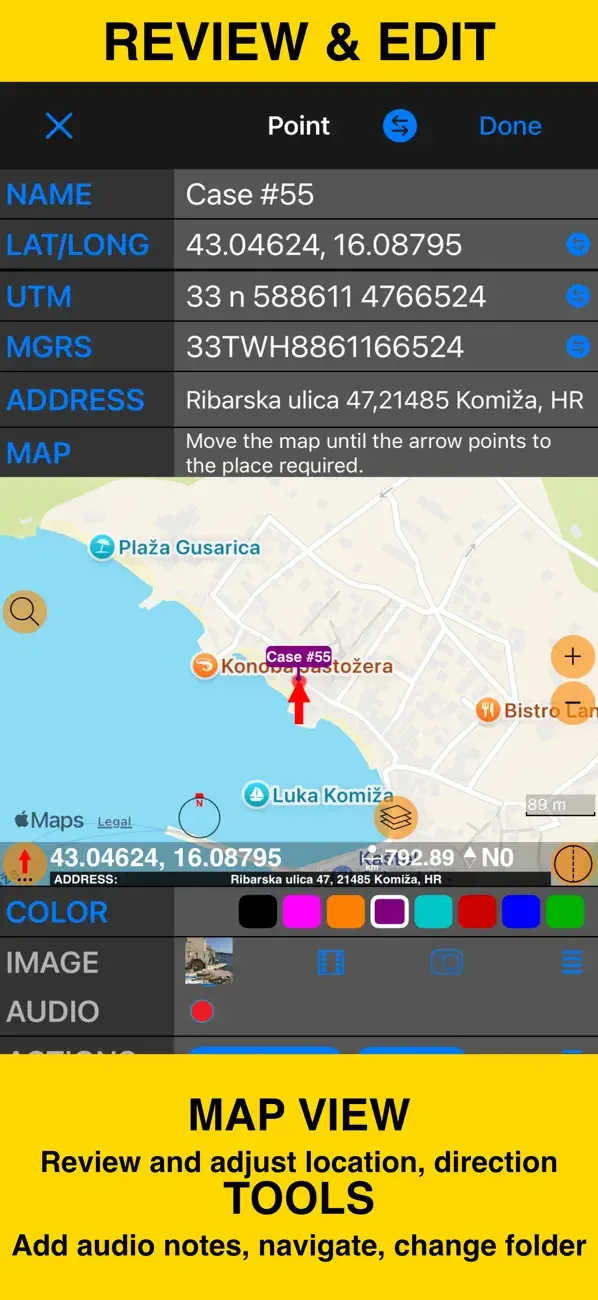 GPS Camera 55. Field Survey screenshot 5
