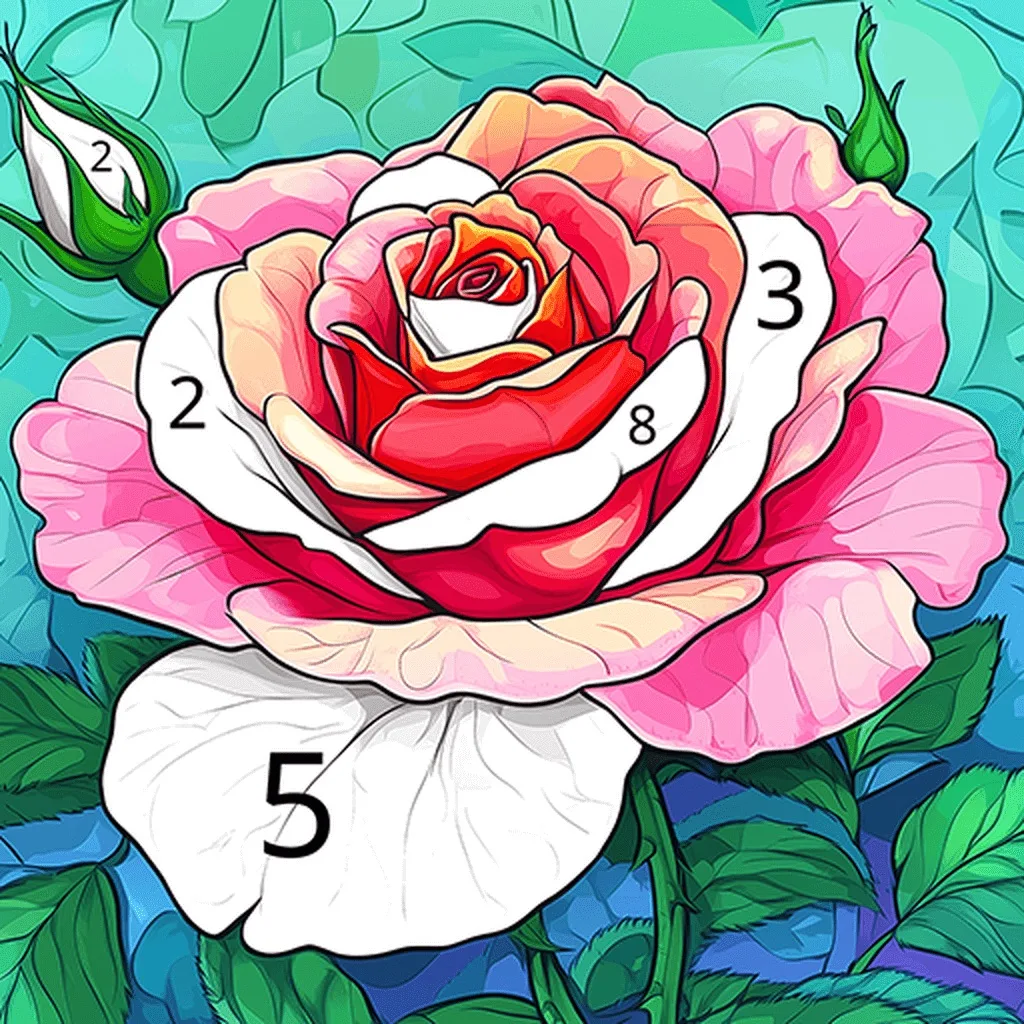 Color by Numbers for Adults