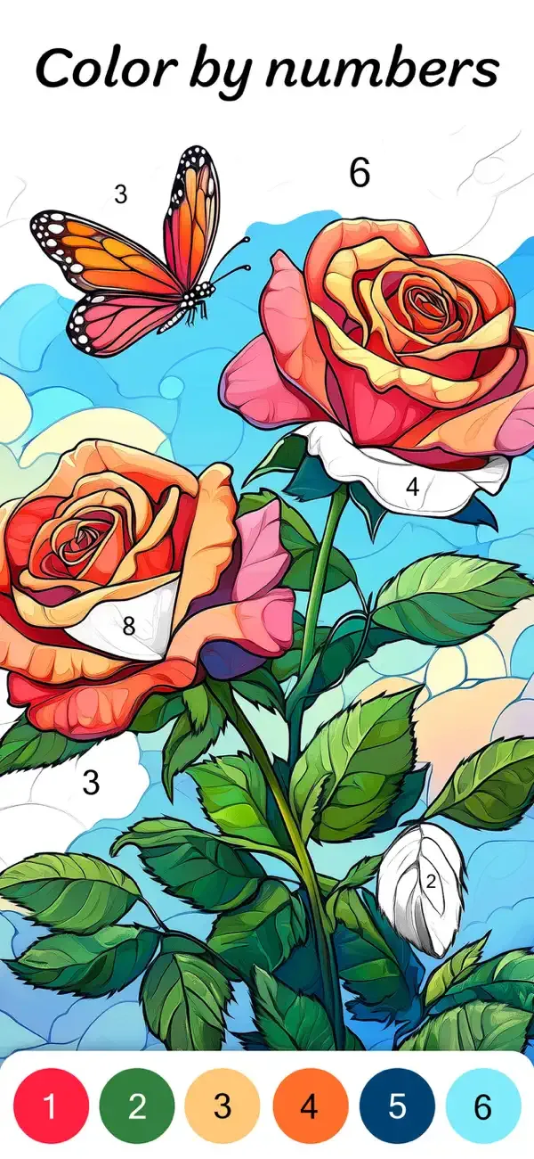Color by Numbers for Adults screenshot 1