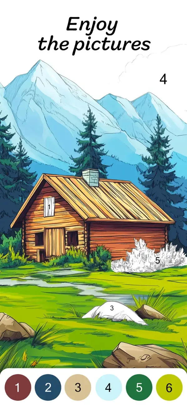 Color by Numbers for Adults screenshot 2