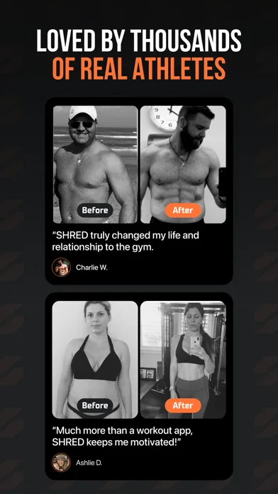 SHRED: Gym & Home Workouts screenshot 5
