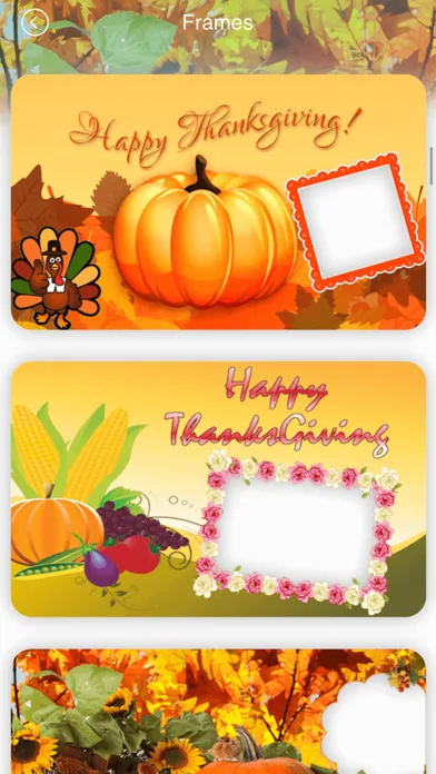 Thanksgiving Photo Frames screenshot 2
