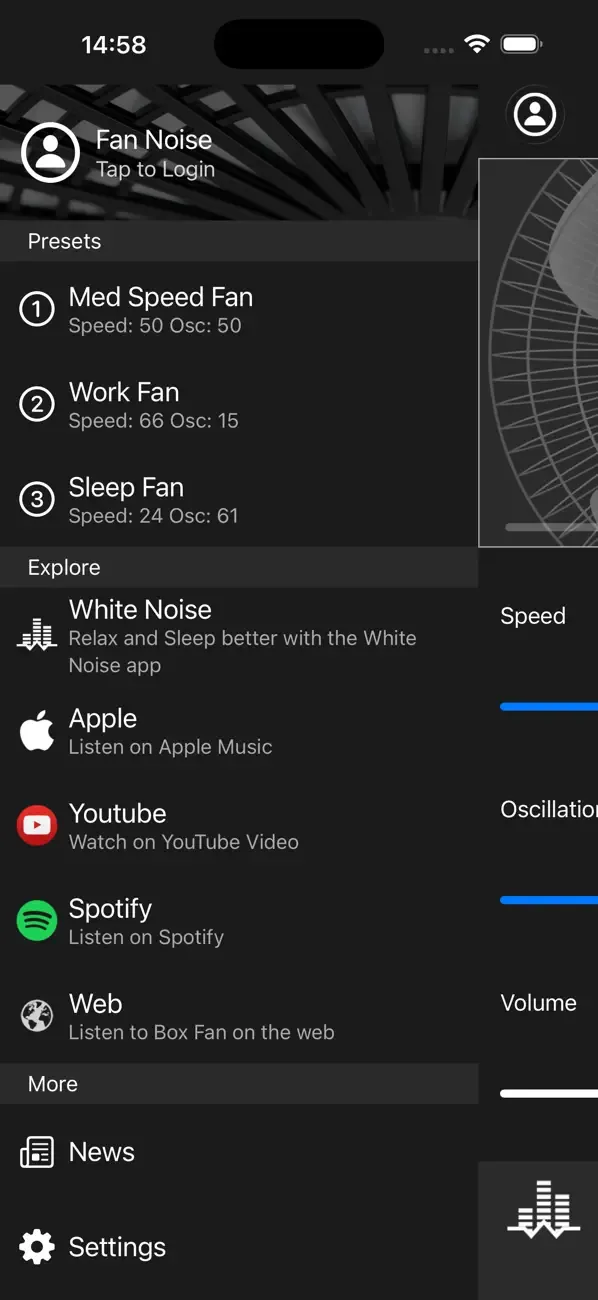 Fan Noise Generator screenshot 2