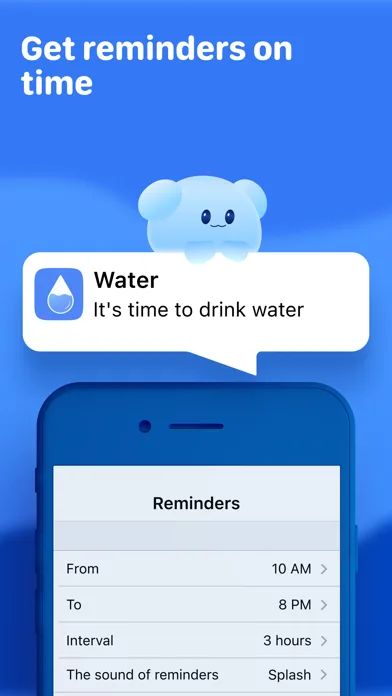 Water Tracker. Drink Reminder screenshot 2